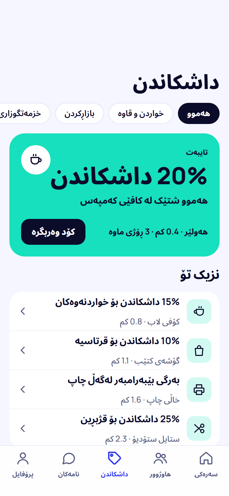 داشکاندنی خوێندکاران لە کافێ و دوکانەکانی نزیک